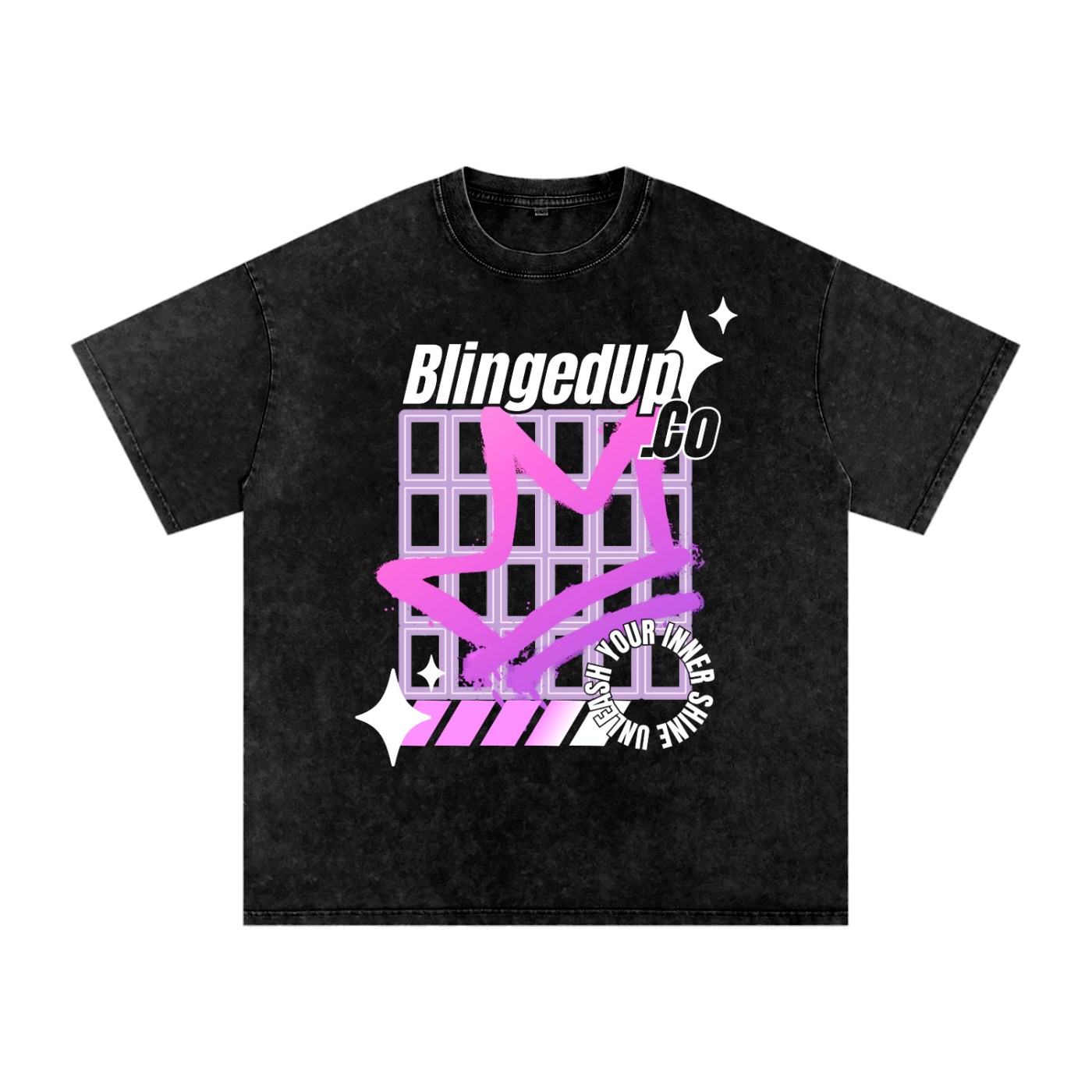 Debut Collection - Acid Wash Oversize T-Shirt