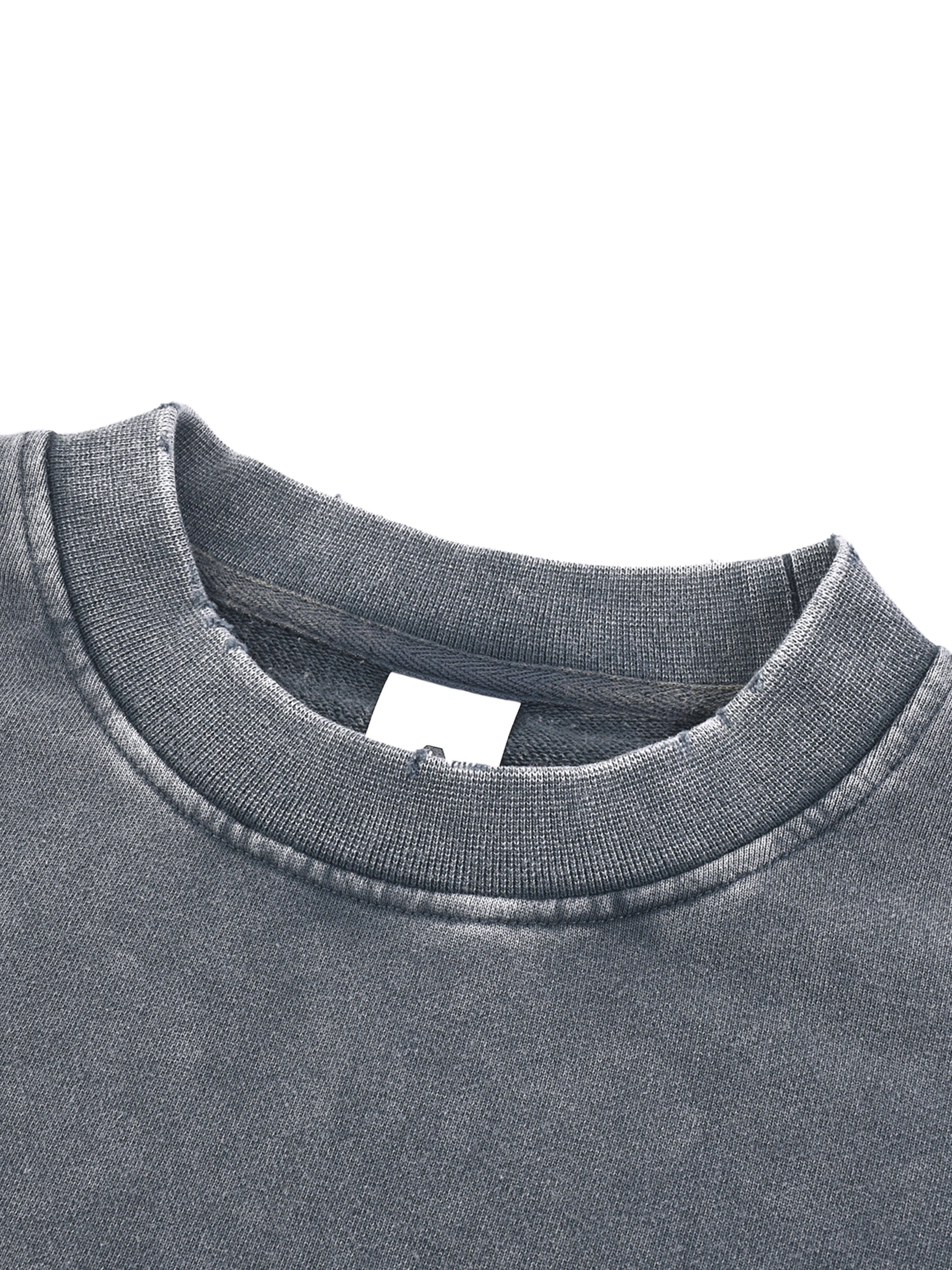 Debut Collection - Snow Washed Cropped Sweatshirt